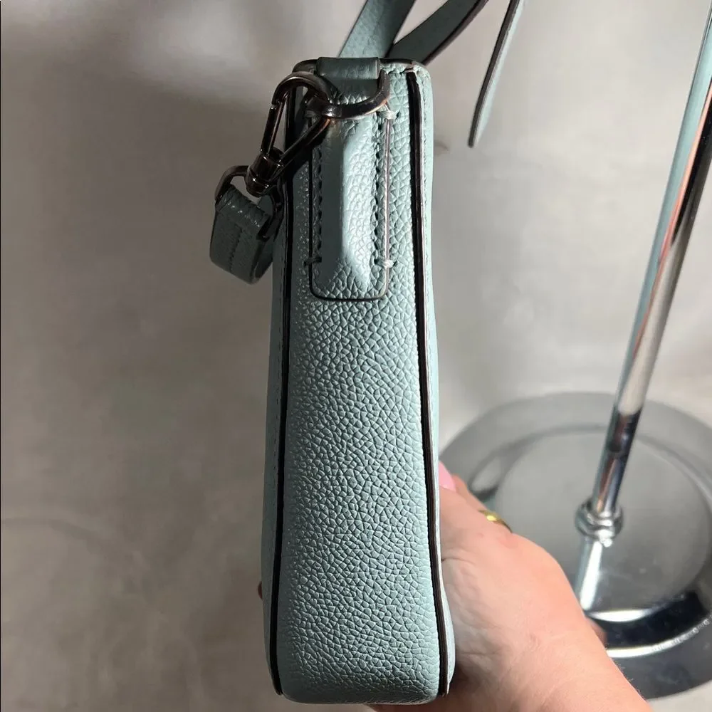 Kate Spade Leather Margaux Med Convertible Crossbody  - Hazy Blue